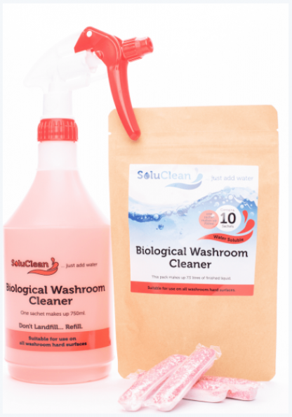 Biological washroom cleaner- Fragranced (10 pack)