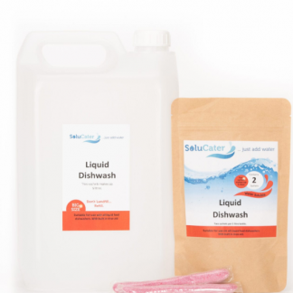 Liquid Dishwasher and Rinse Aid 10 sachets (5 litre bottle)