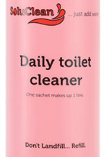 Daily Toilet Cleaner Bottle Red